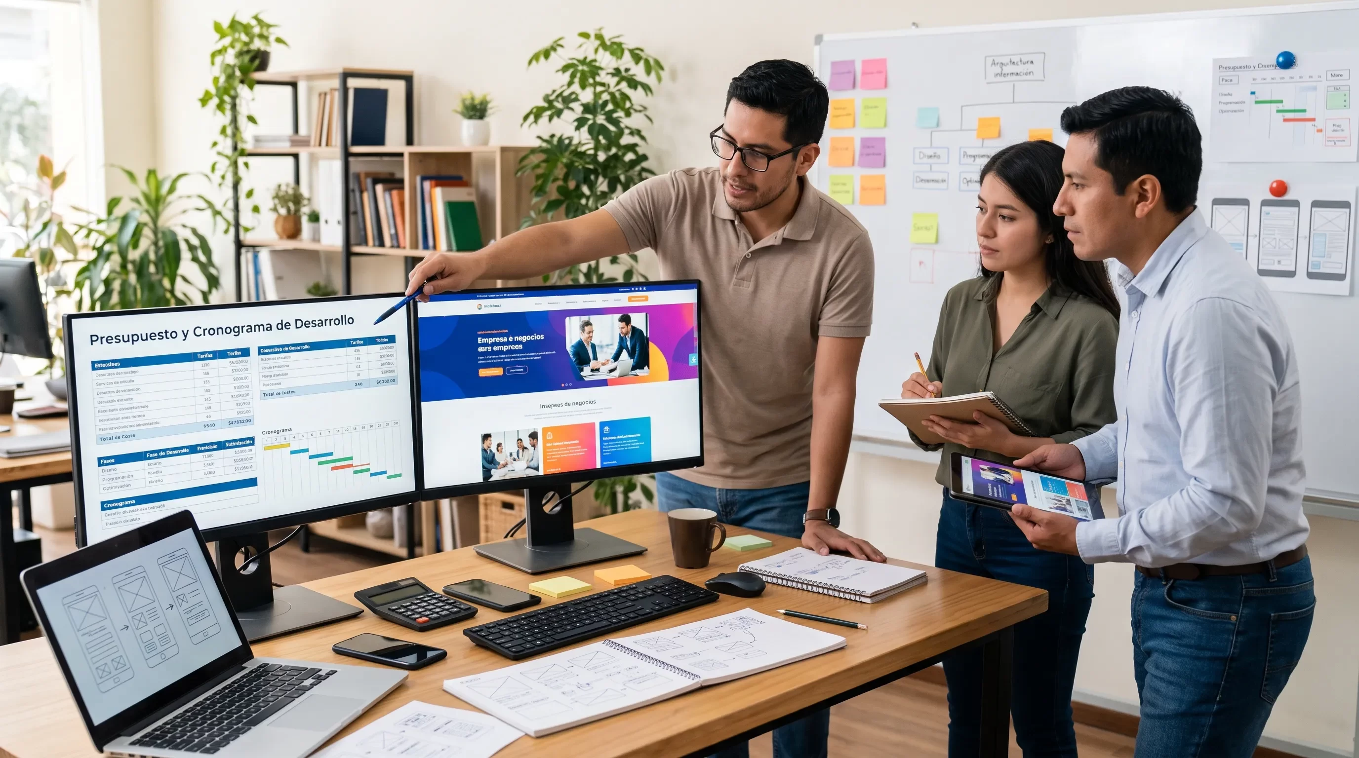 Presupuesto de desarrollo web - Galería
